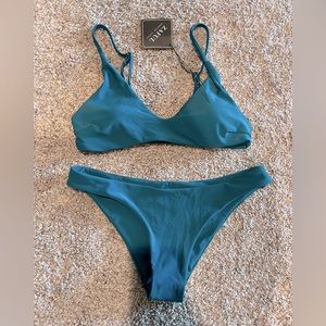 Teal bikini